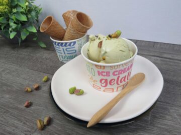 Gelato al pistacchio: Ricetta in 5 minuti (senza gelatiera)