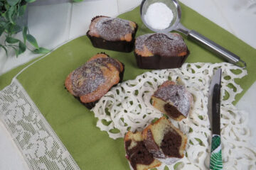 Mini plumcake bicolore: Ricetta facile