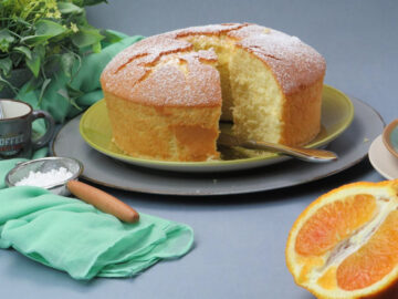Chiffon Cake all'arancia: sofficissima e profumata
