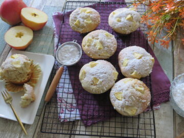 Muffin tortine alle mele morbidi: senza burro