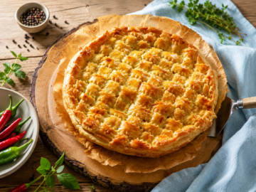 Rustico con zucca, patate, salsiccia e stracchino: ricetta facile e sfiziosa