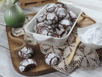 Crinkle Cookies – Biscotti al Cioccolato con Effetto Craquelé